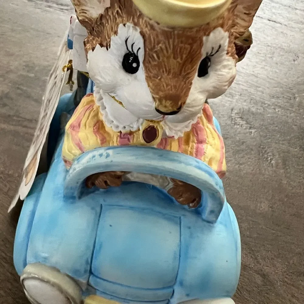 Vintage 1992 Mouse Capers Car San Francisco Music Box. NWT. Shop.
